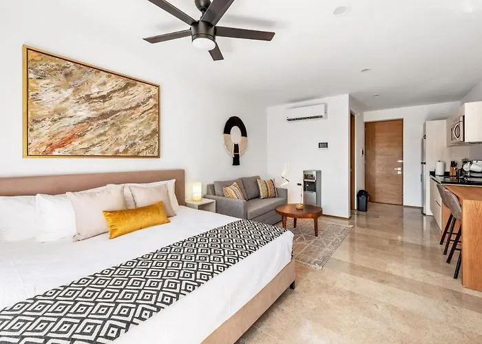 Apartment Modern & Cozy With Rooftop Pool & Gym Playa del Carmen