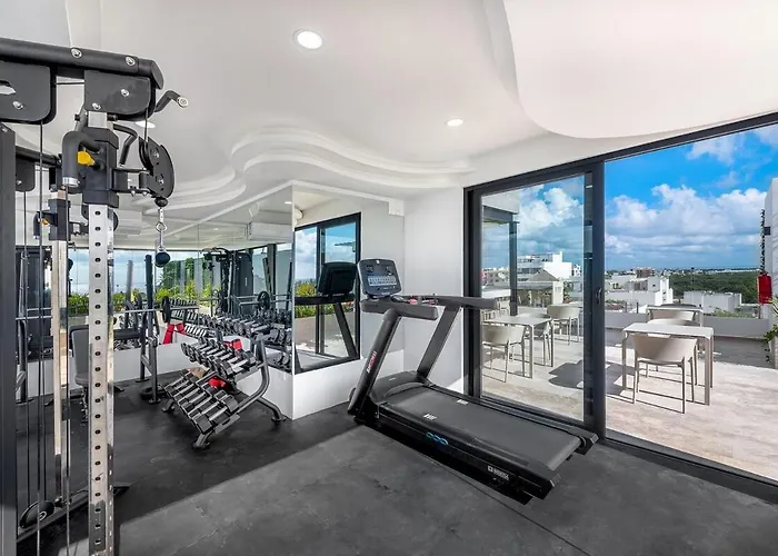 Apartment Modern & Cozy With Rooftop Pool & Gym Playa del Carmen